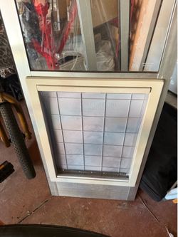 X larger sliding dog door