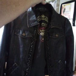 BIG CHILL GIRLS MEDIUM LEATHER JACKET