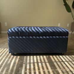 Navy Blue Toy Box Couch