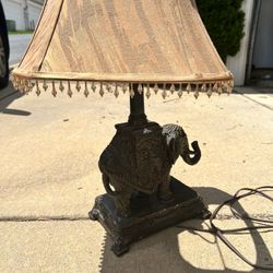 Antique Elephant Lamp