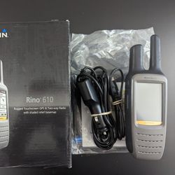 Garmin Rino 610 Handheld GPS With Two way Radio for Sale in