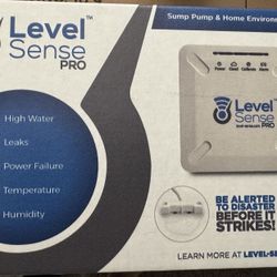 Level Sense Pro - Sump Pump High Water Alarm, Temperature, Humidity, & Leak Detection (NEW)