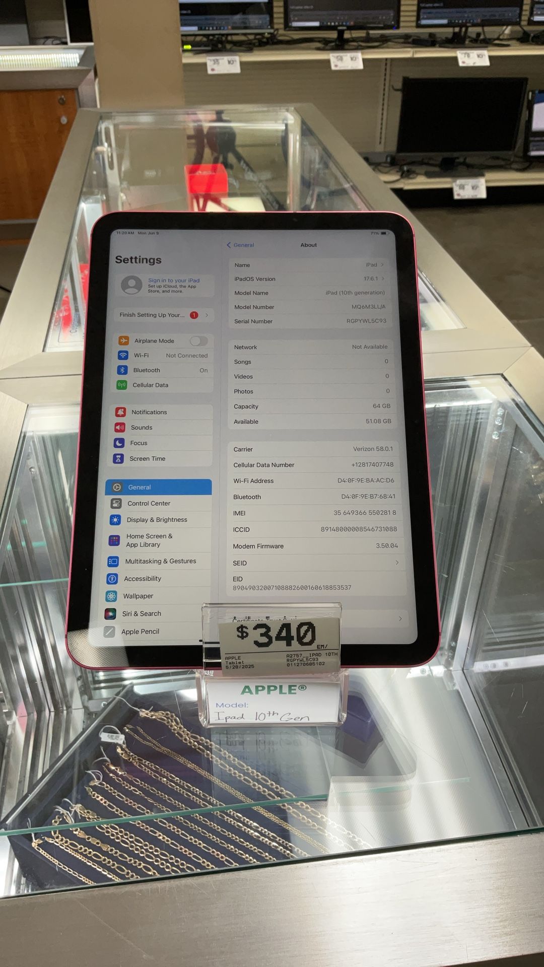 iPad 10th Generation 