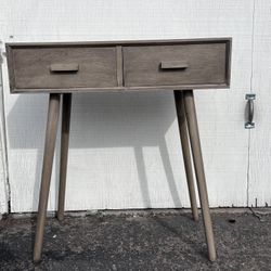 Mid-Century Style Console Table with Drawers