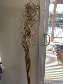Tall Curly Vase Branches Decor
