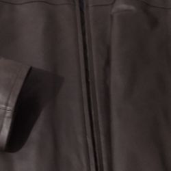 Men's  Lamb Skin Leather Jacket Members Mark 