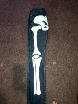 SKELETON BONES JEANS