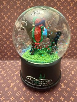 2012 138th Kentucky Derby Musical Snow Globe Plays “My Old Kentucky Home"🏡