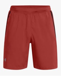 Under Armour Men's Launch Run 7-inch Shorts, (840) Earthen Orange/Black/Reflective, Small