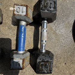 10 Pounds Dumbbells 