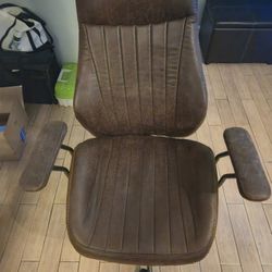 Real leather office chair 