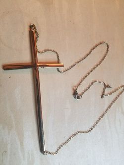 Cross necklace and ring