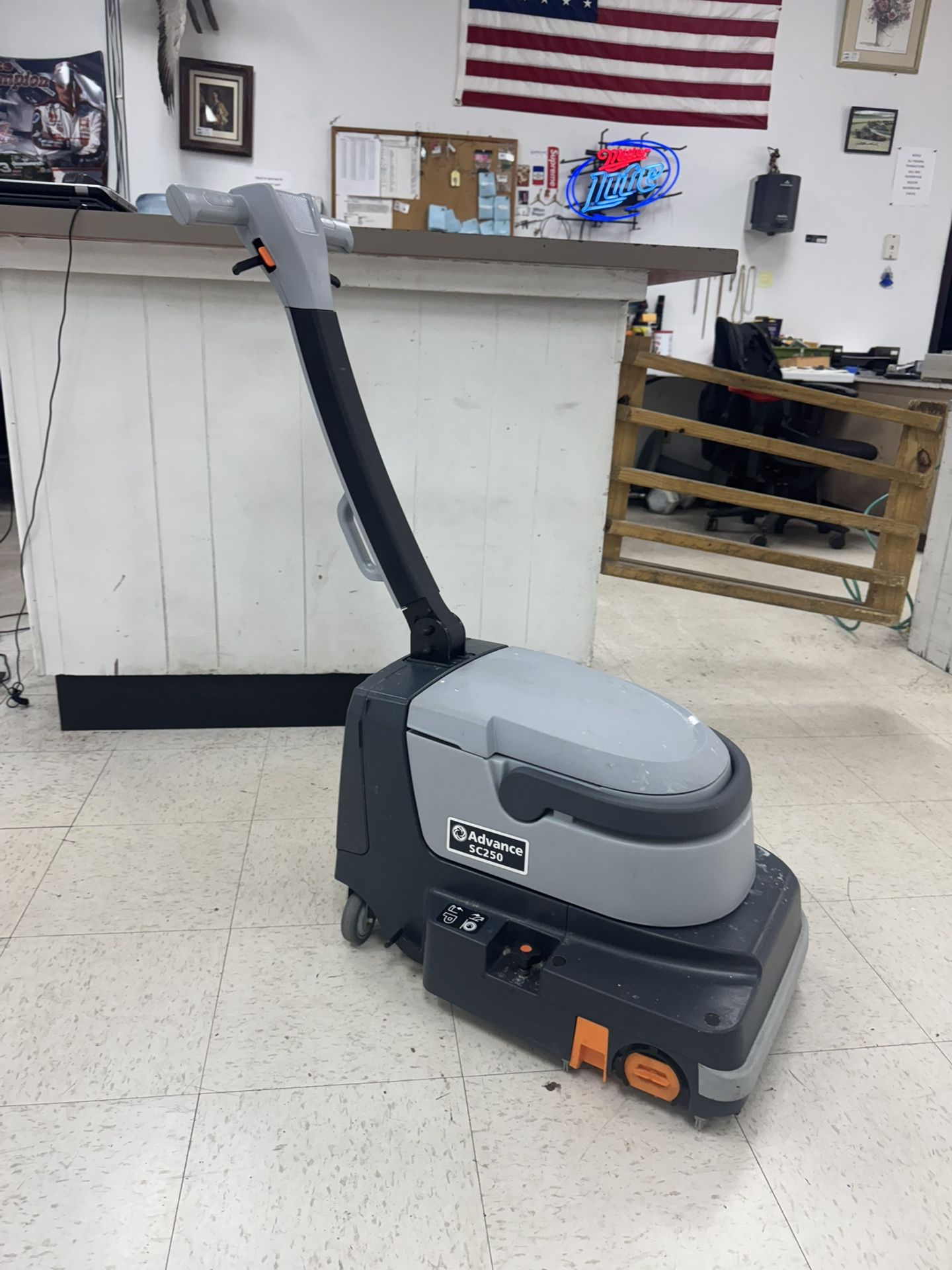 Advance SC250 Floor Scrubber w/ Charger