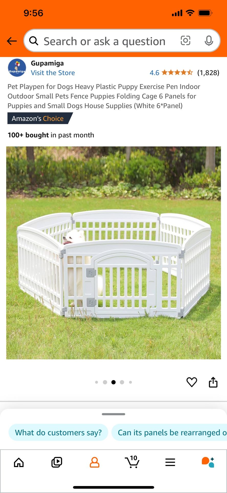 Plastic Play Pen For Puppy