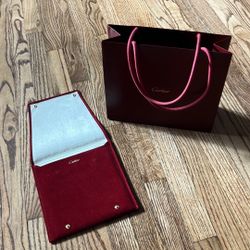 Cartier Gift Bag + Necklace Case