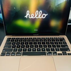 2020 Apple MacBook Air 13” Rose Gold – Fully Functional – Minor Cracks