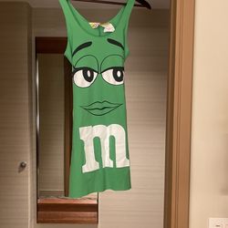 Green m &m’s women’s Halloween costume