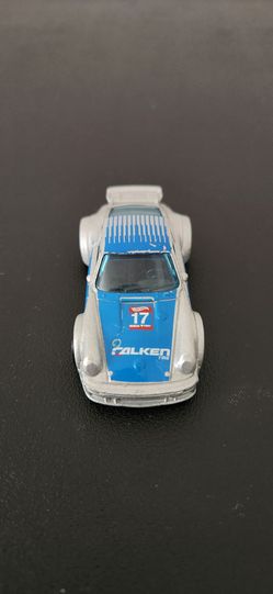Hot Wheels Porsche 934 Turbo RSR (Silver/ Blue Falken Tire Livery)