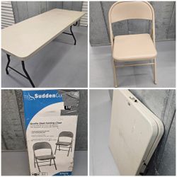 6ft. Tables And Chairs For Events