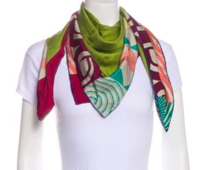 Auth NEW Hermes Carre Wash MANUFACTURE DE BOUCLERIES Silk Scarf Shawl