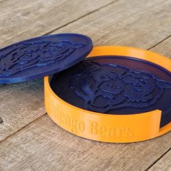Chicago bears coaster set