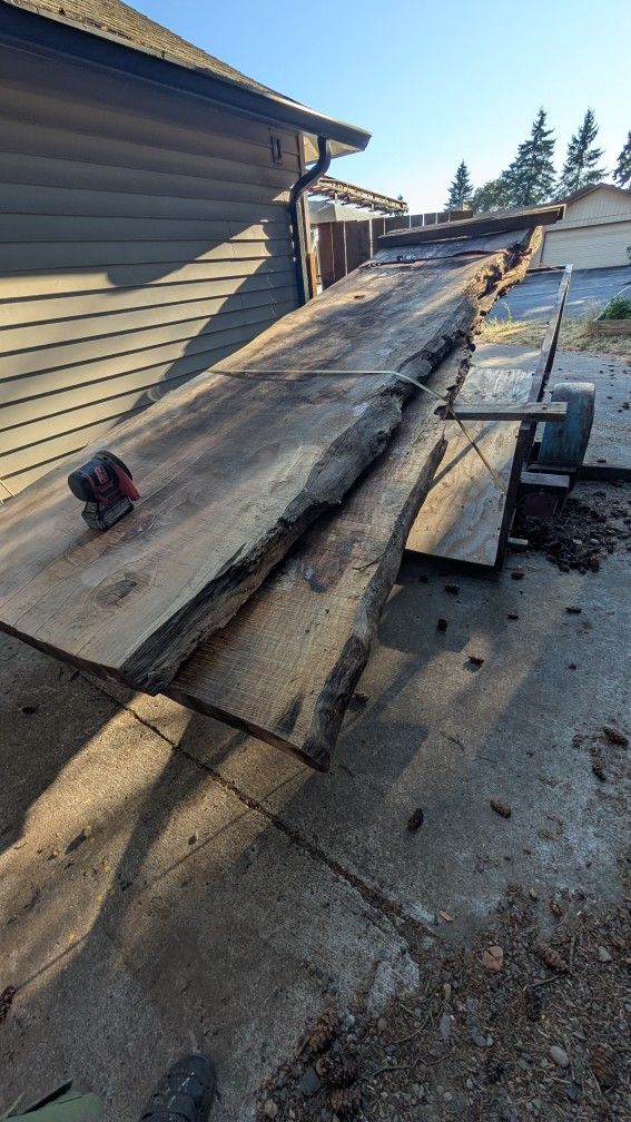 Double Live Edge Maple