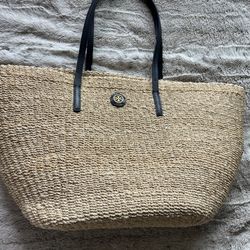 Tory Burch Straw Tote (Hicks Garden)