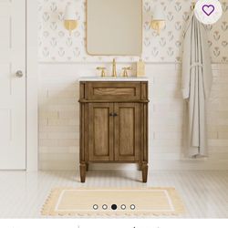 Bathroom Vanity - Marble Countertop And Sink Included