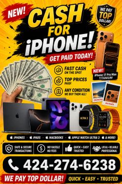 Instant iPhone 16 17 pro max  Buyer – Get Cash for Phone Now!