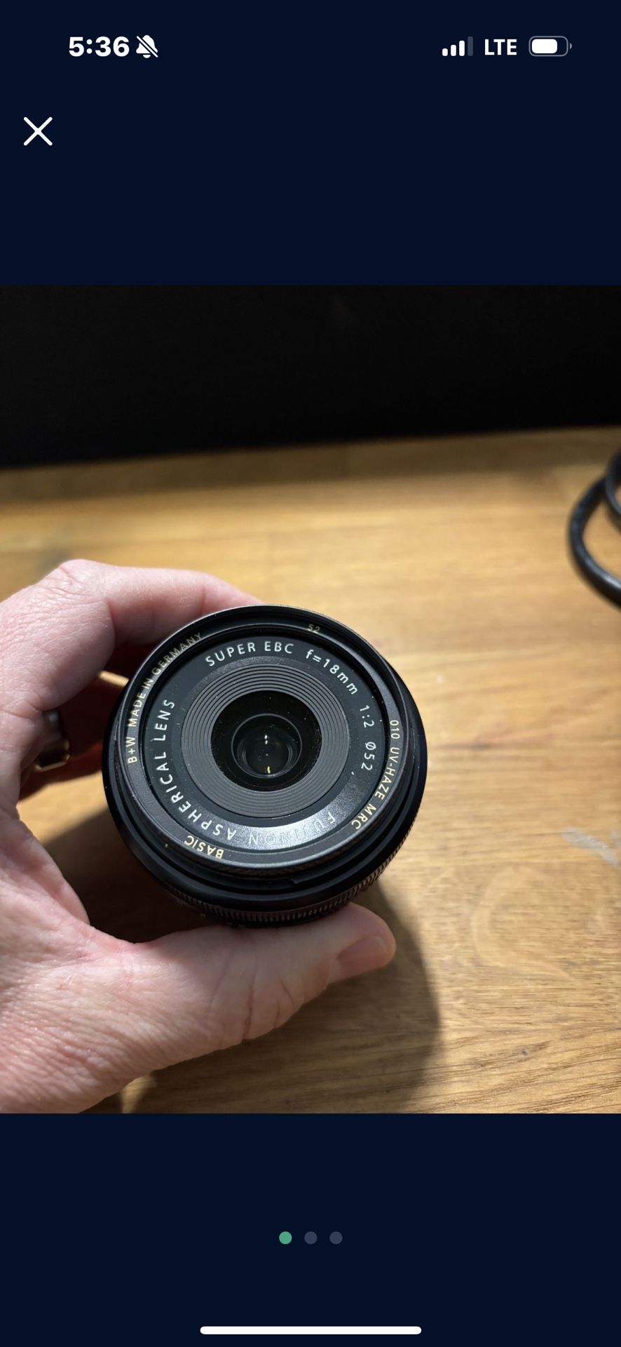 Fujifilm 18mm F2