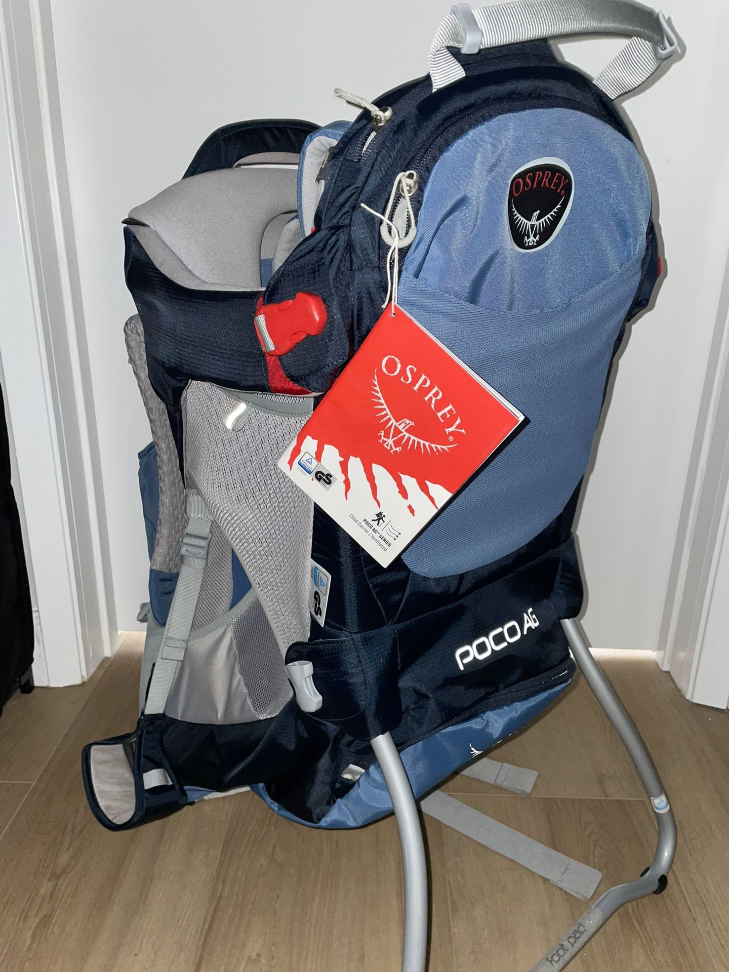 Osprey Poco AG Baby Blue Child Carrier Backpack 