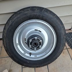 Motorcycle Wheel And Tire