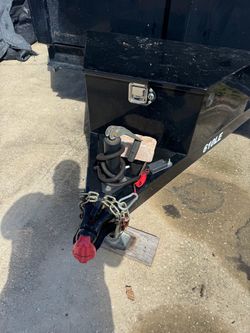 2019. Dual axle dump trailer.