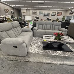 2 PC SOFA AND LOVESEAT 