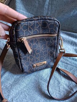 Calvin Klein Monogram Mini/Phone Crossbody Bag