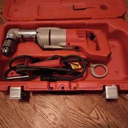 15 Amp 120 V Heavy Duty Milwaukee Right Angle Drill 