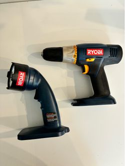Ryobi 18V Drill & Flashlight Bundle – Body Only (P204 + P700)