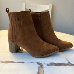 Maurice’s Chestnut Ankle Booties