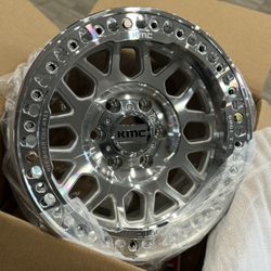 KMC GRENADE BEADLOCK WHEELS IN STOCK 17” MACHINED FINISH 🔥 PAYMENT PLANS AVAILABLE NO CREDIT NEEDED