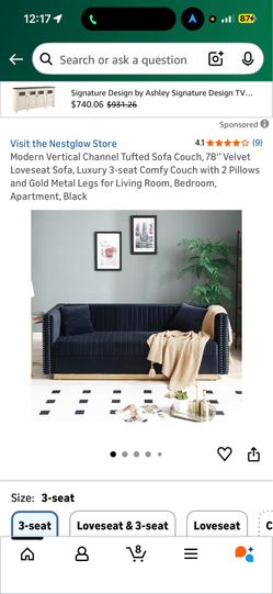 New two sofas in the boxes