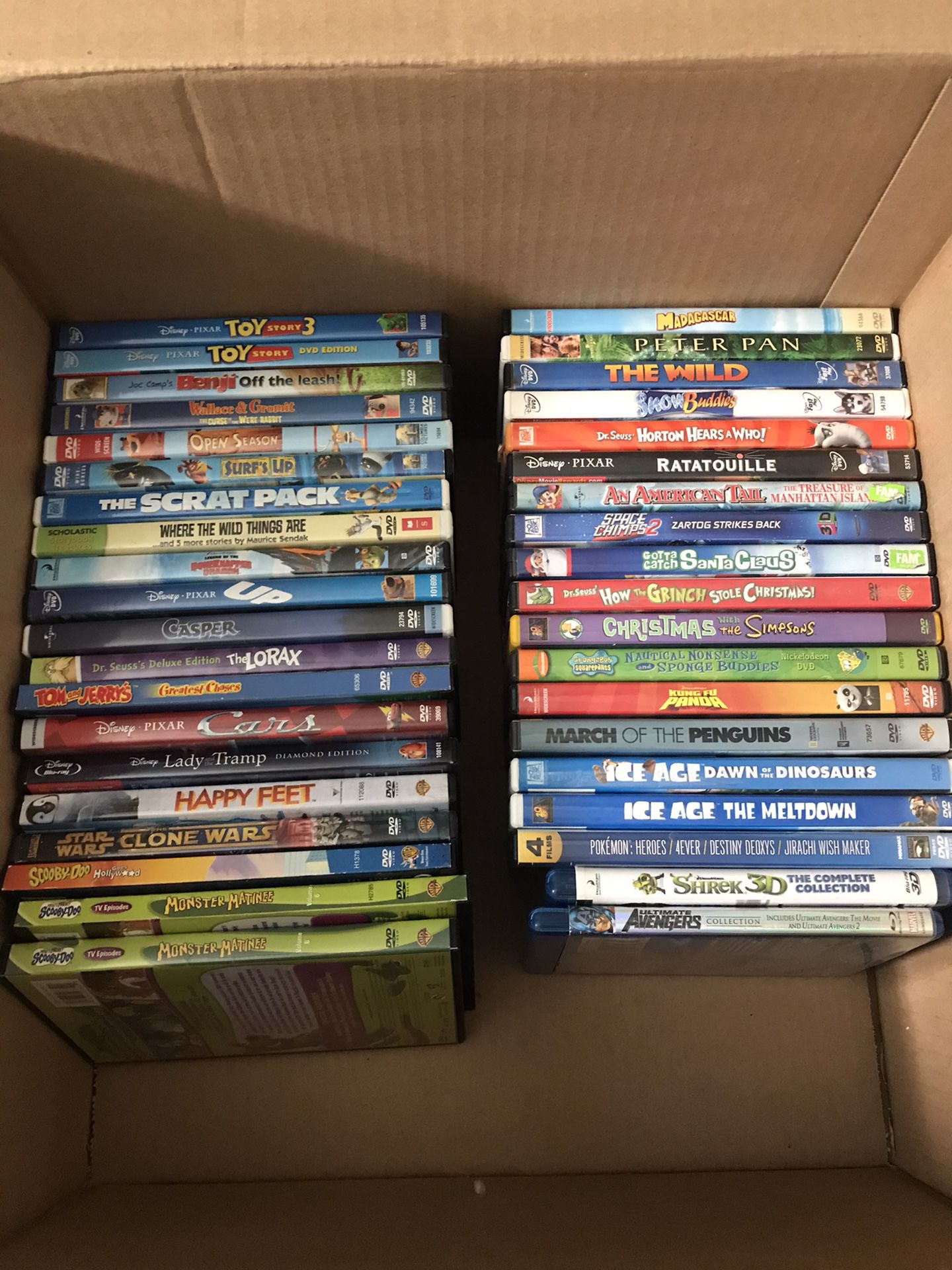 Children’s Classic Movies (DVD’s)
