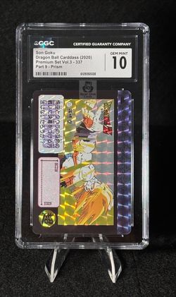 CGC 10 Gem Mint Son Goku - Dragon Ball Carddass 2020 Premium Set Vol. 3 #337 Prism