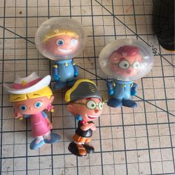 Disney Little Einstein Figure Bundle, Vintage, 4 Pcs, 207 