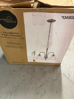 3-light chandelier