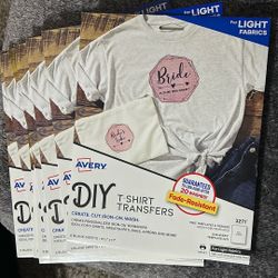 12 Light Fabric T Shirt Transfer