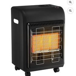 Portable Propane Heater, Adjustable 6000-18000 BTU with Three Temperature Settings & Safety Features, Efficient Heating for Spaces up to 450 Sq. Ft, I
