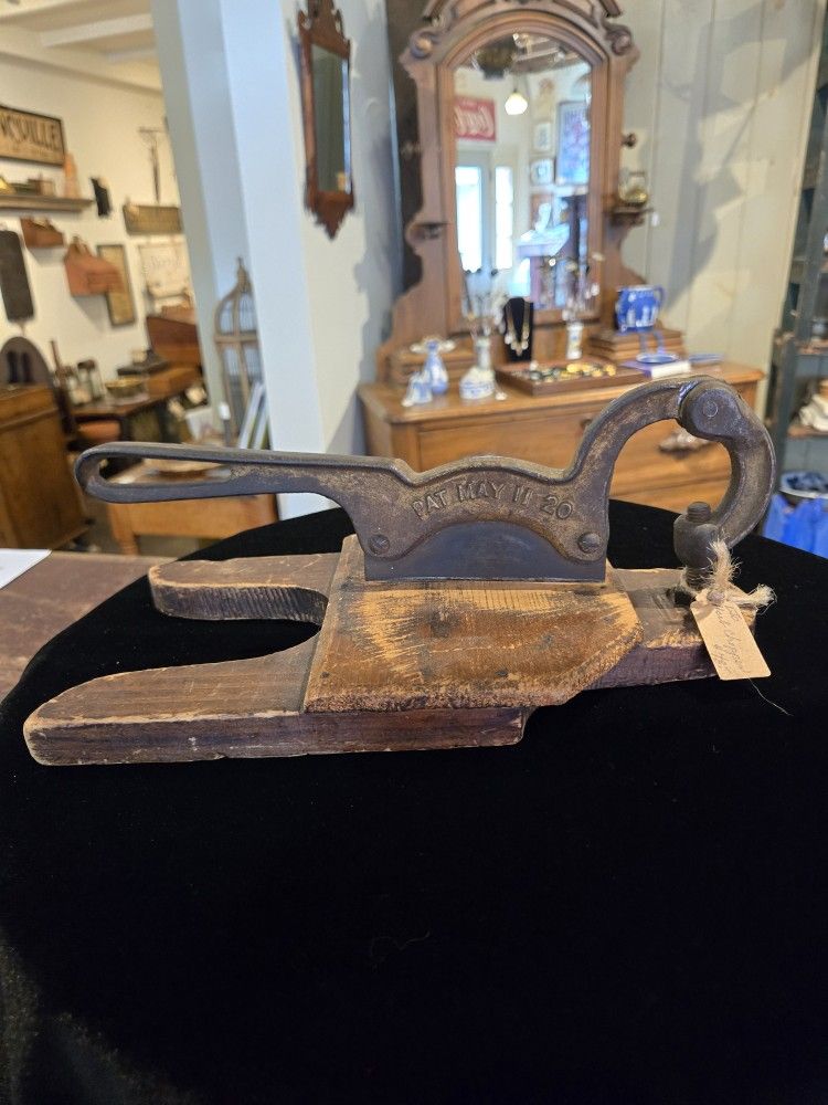 Antique Tobacco Plug Cutter 1920's