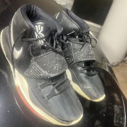 Nike Kyrie 6 VI Jet Black BQ4630-001 Men's Size 12 Basketball Sneakers Shoes