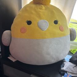 cute big yellow bird 