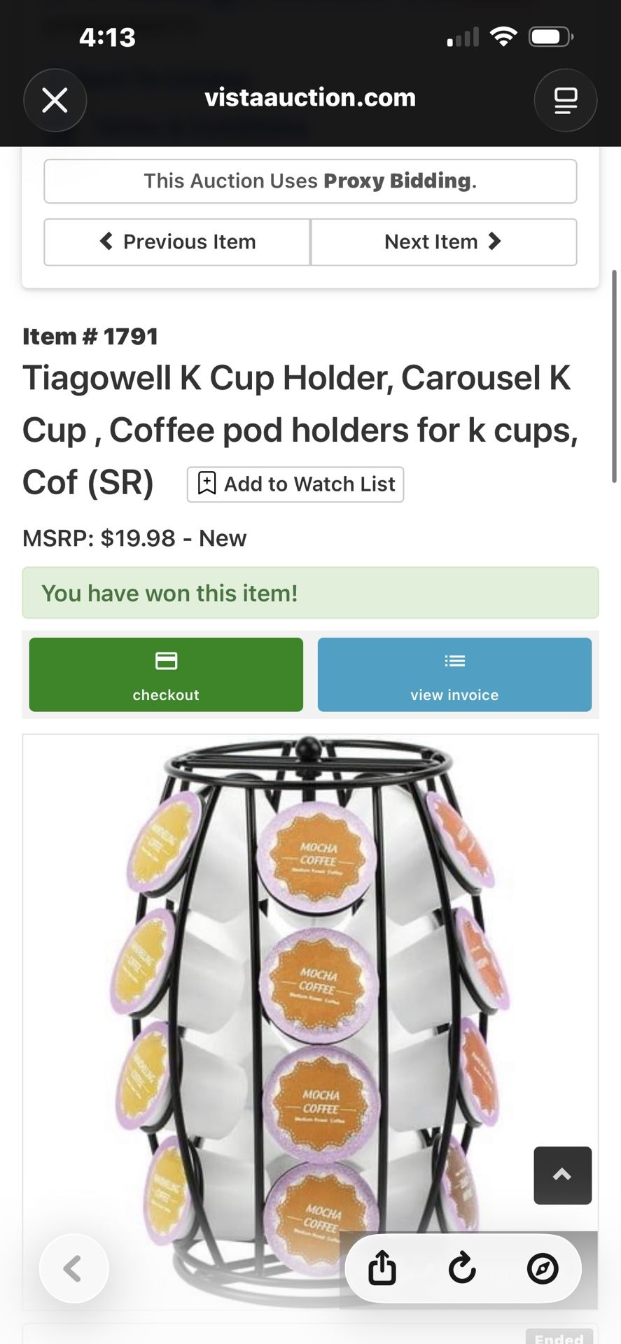 K Cup Holder/carousel